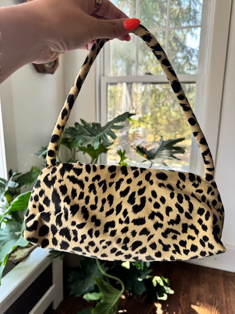 Martin & Barnett Vintage Leopard Print Shoulder Bag